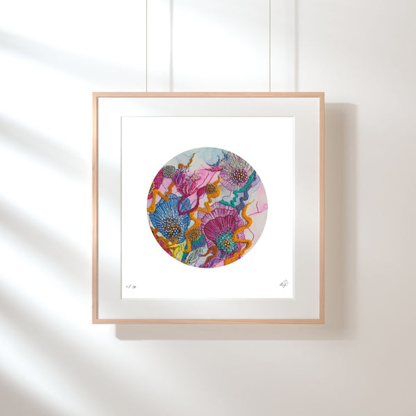 Viola Three, 2022, Mojo Worlds, Giclée Fine Art Print