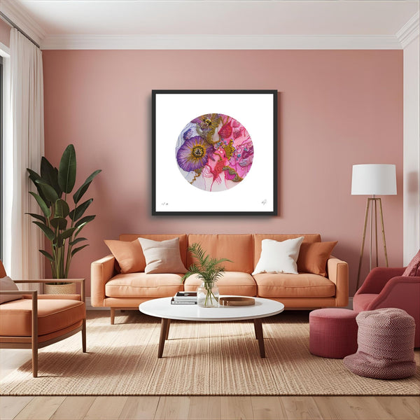 Viola Odorata, 2020, Mojo Worlds, Giclée Fine Art Print
