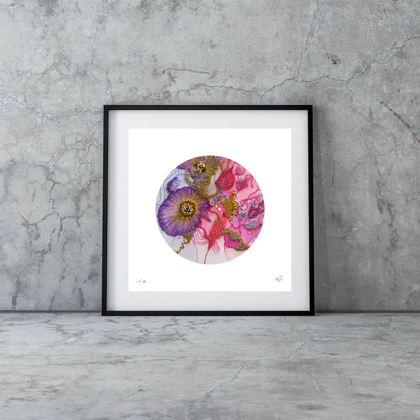 Viola Odorata, 2020, Mojo Worlds, Giclée Fine Art Print