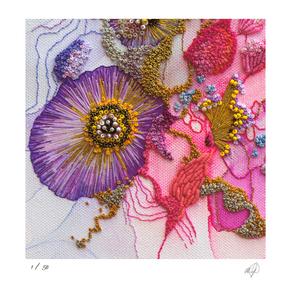 Viola Odorata, 2020, Details III, Giclée Fine Art Print