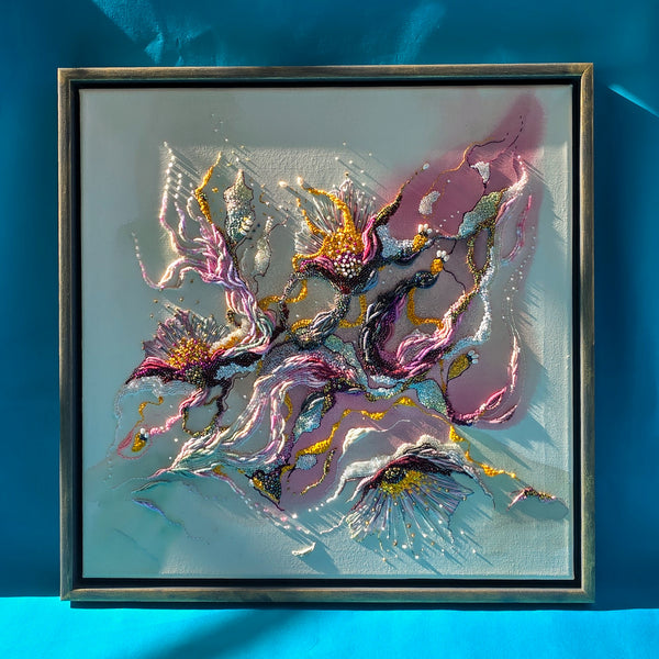 A Quiet Unfolding, 2025, Original Hand Embroidery