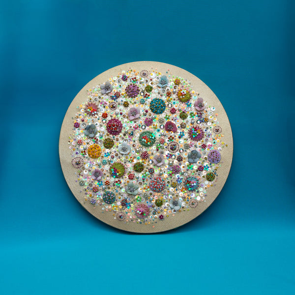 Florals of the Deep, 2026, Original Hand Embroidery