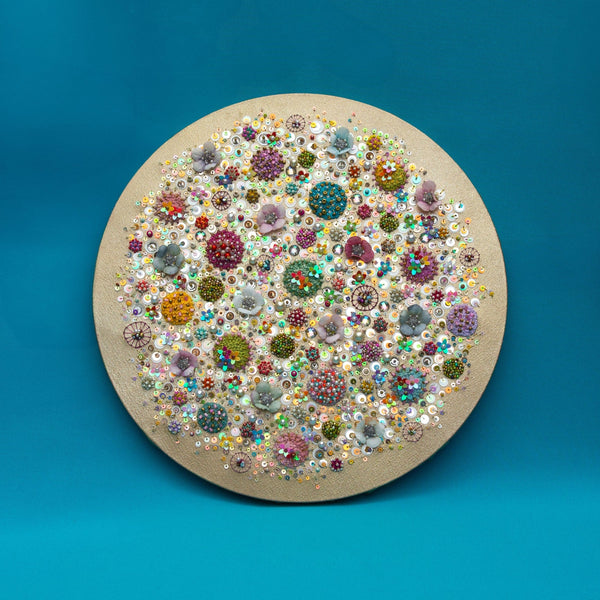 Florals of the Deep, 2026, Original Hand Embroidery