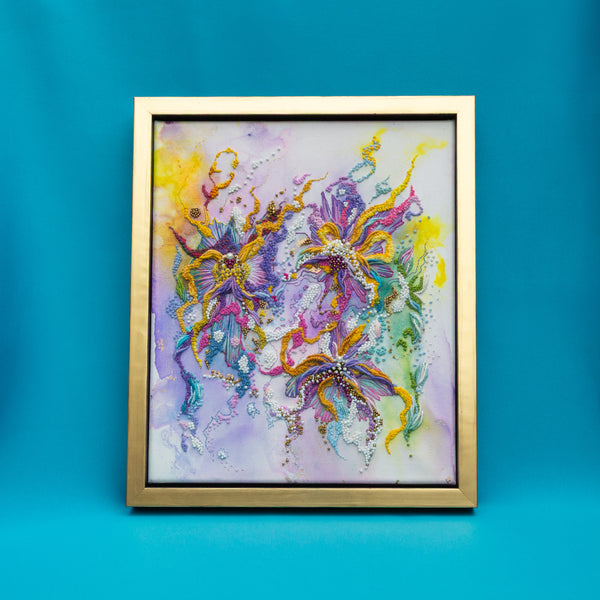 Viola Ten, 2025 - Original Hand Embroidery