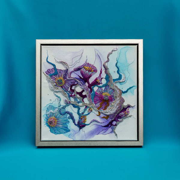 Viola Seven, 2023 - Original Hand Embroidery