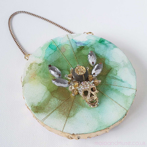 Eleonora, 2020-Decorative Tapestries-[Manoela_Grigorova]-[Abstract_Art]-[Embroidery_Art]-Mojo and Muse