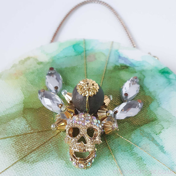 Eleonora, 2020-Decorative Tapestries-[Manoela_Grigorova]-[Abstract_Art]-[Embroidery_Art]-Mojo and Muse